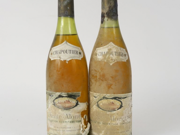 2 BOUTEILLES HERMITAGE CHANTE ALOUETTE 'GRANDE CUVÉE' M. CHAPOUTIER - 