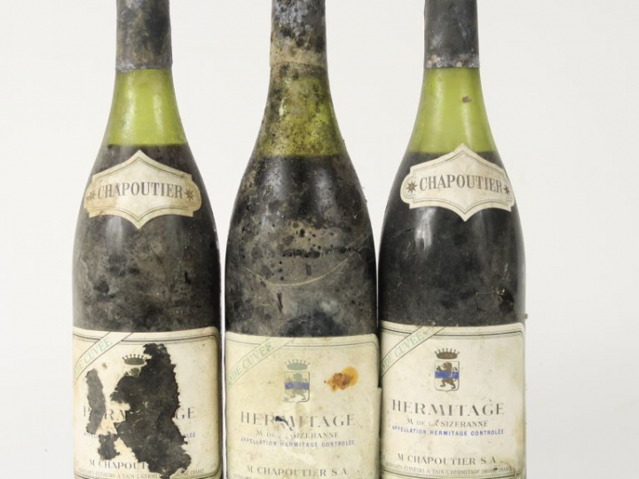 3 BOUTEILLES HERMITAGE 'M. DE LA SIZERANNE' GRANDE CUVÉE M. CHAPOUTIER