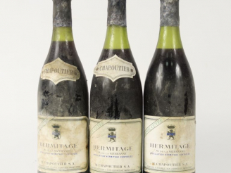 Vente aux enchères 3 BOUTEILLES HERMITAGE 'M. DE LA SIZERANNE' GRANDE CUVÉE M. CHAPOUTIER