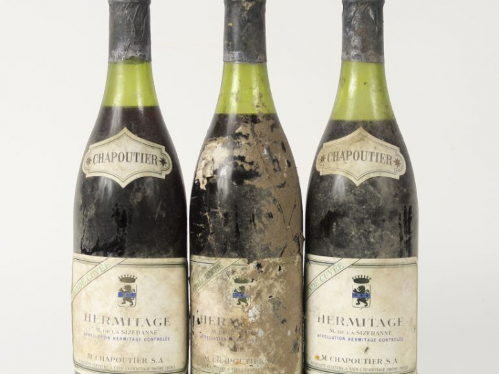 3 BOUTEILLES HERMITAGE 'M. DE LA SIZERANNE' GRANDE CUVÉE M. CHAPOUTIER