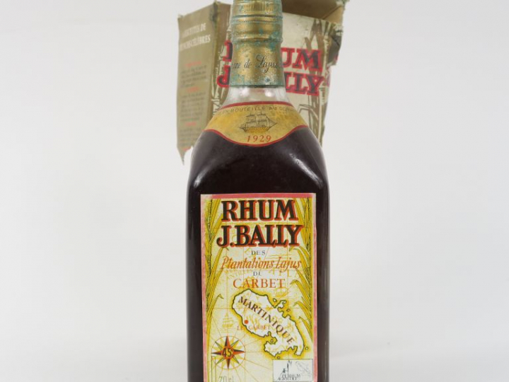 1 BOUTEILLE RHUM BALLY DOMAINE DE LAJUS - 1929 - SE/CAPSULE TRÈS LÉGER