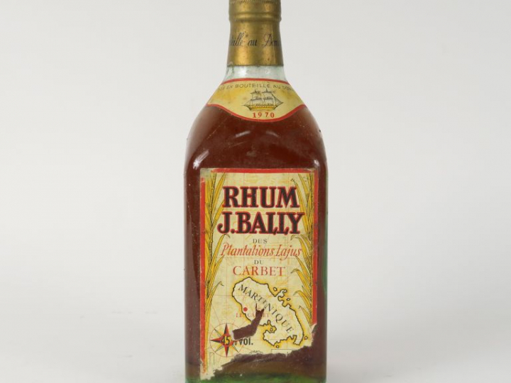 1 BOUTEILLE RHUM BAILLY PLANTATION LAJUS CARBET - 1970 - ELA
