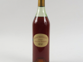 Vente aux enchères 1 BOUTEILLE COGNAC GRANDE FINE CHAMPAGNE COURVOISIER - 1918 - 4 CM/MIL