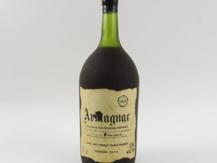 1 POT (2,5 L) BAS ARMAGNAC CAVE DES PRODUCTEURS NOGARO - 1963