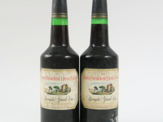 Vente aux enchères 2 BOUTEILLES BANYULS GC 'CUVÉE DU PRÉSIDENT HENRY VIDAL' - 1974