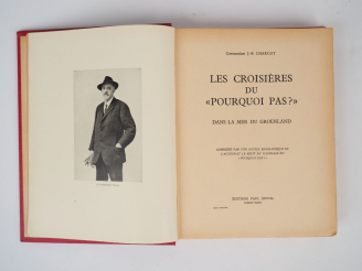 Vente aux enchères CHARCOT (Commandant J.B). Les Croisières du "Pourquoi Pas ?" dans la m