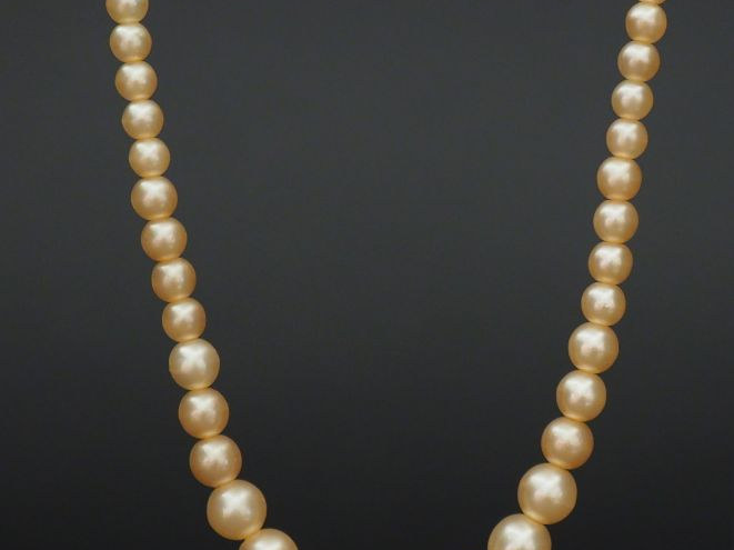 Collier de perles de culture.