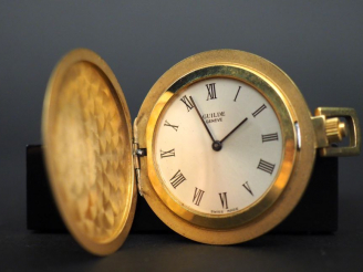 Vente aux enchères Montre de gousset savonnette extra plate en or. Guilde Genève. Poids t