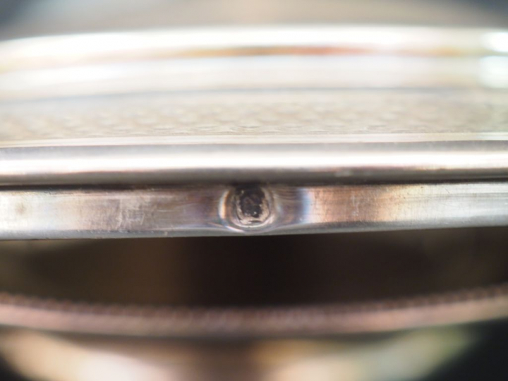 Sucrier et son présentoir Napoléon III en argent, poinçon Minerve.  Po