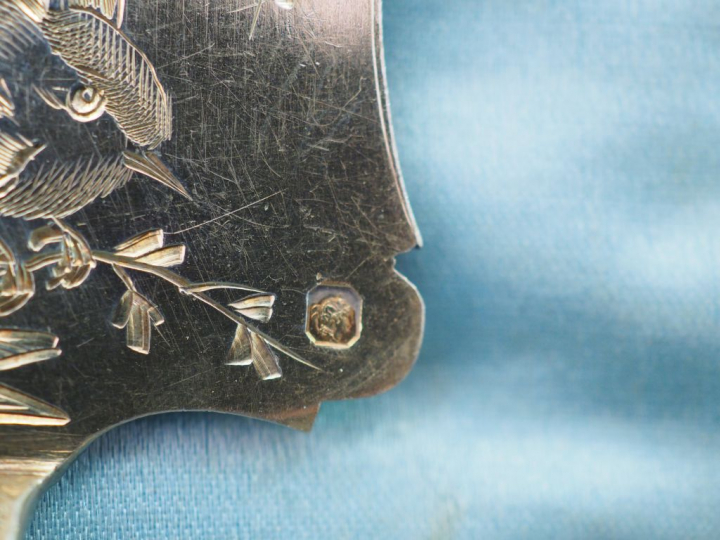 Service à douceurs quatre pièces, Napoléon III de style Rocaille en ar