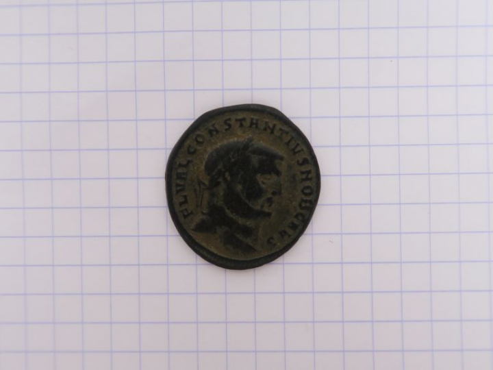 Constance I Chlore (293-306 apr. J.-C.), follis ou nummus, R/ GENIO PO