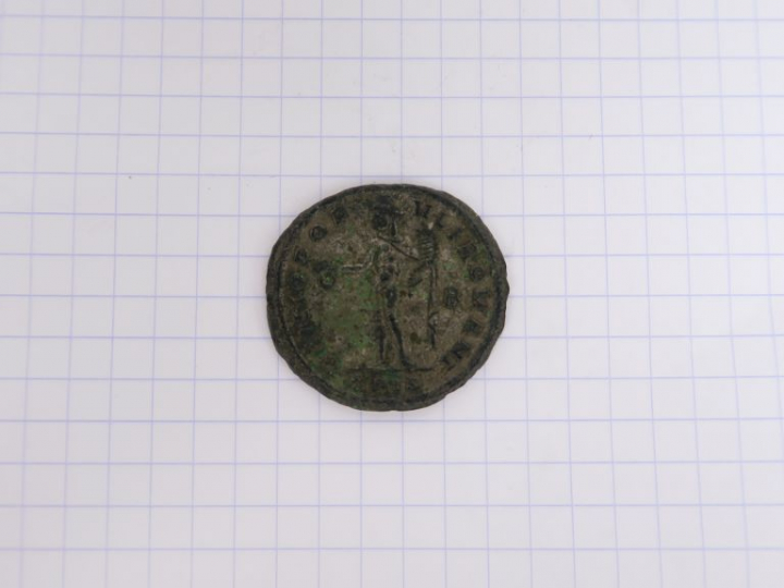 Maximin II Daia (305-313 apr. J.-C.), follis ou nummus, R/ GENIO POPVL