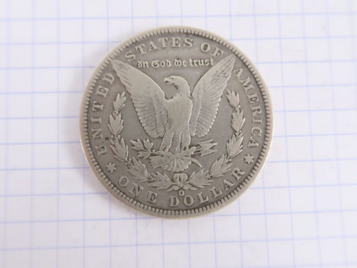 Etats-Unis d’Amérique, 1 dollar Morgan 1880, Nouvelle-Orléans. TB
