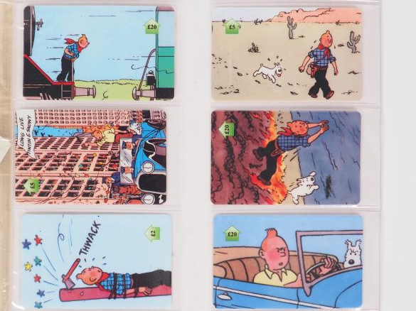 10 cartes téléphoniques 500 exp numérotées - Collection complète - "TI