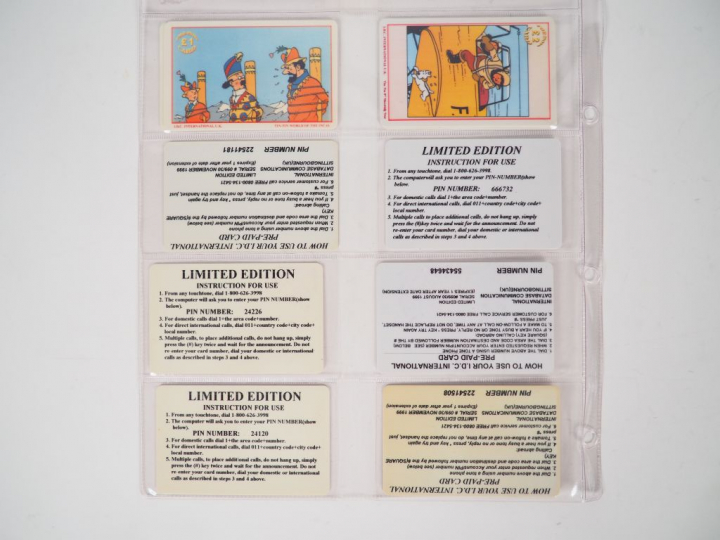 10 cartes téléphoniques limitées série L.D.C. Neuves - RARE