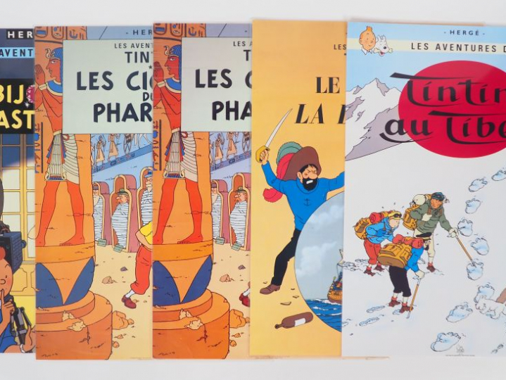 16 AFFICHES plastifées 43x 62 cm dont 15 représentant des couvertes et
