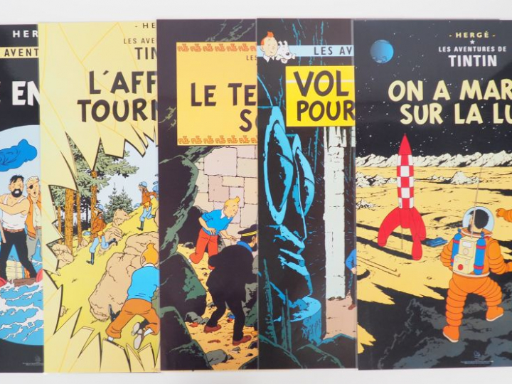 16 AFFICHES plastifées 43x 62 cm dont 15 représentant des couvertes et