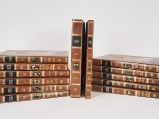 Vente aux enchères 13 volumes L'œuvre Intégrale d'HERGE Edition ROMBALDI ( T1 à T13 ) BE/