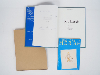 Vente aux enchères TIRAGE DE LUXE  DEDICACE "Tout Hergé Itinéraire d'un collectionneur ch