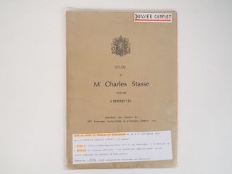 Vente aux enchères ACTE DE VENTE DU CHÂTEAU DE MOULINSART du 26 et 27 Septembre 1985 par 