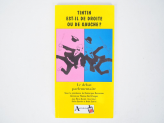 Vente aux enchères Tintin est il de droite ou de gauche ? RARE édition Antidote de 1999