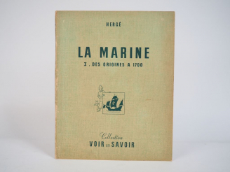 Vente aux enchères LA MARINE- I- Des origines a 1700 - 1954 - COMPLET - TTBE - rare couve