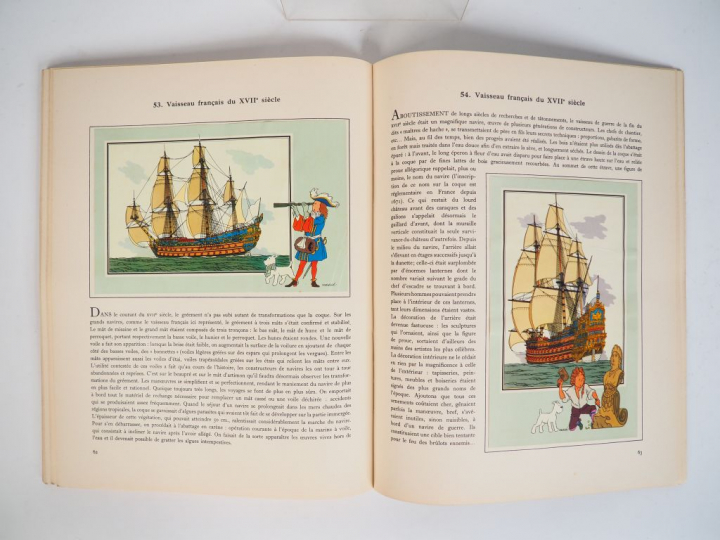 LA MARINE- I- Des origines a 1700 - 1954 - COMPLET - TTBE - rare couve