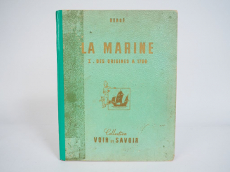 Vente aux enchères LA MARINE- I- Des origines a 1700 - 1954 - COMPLET - Mauvais état tran