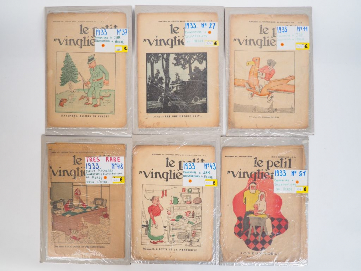 Le petit XXe : Ensemble de 6 numéros de l'année 1933 (N° 11,27,37,43,4