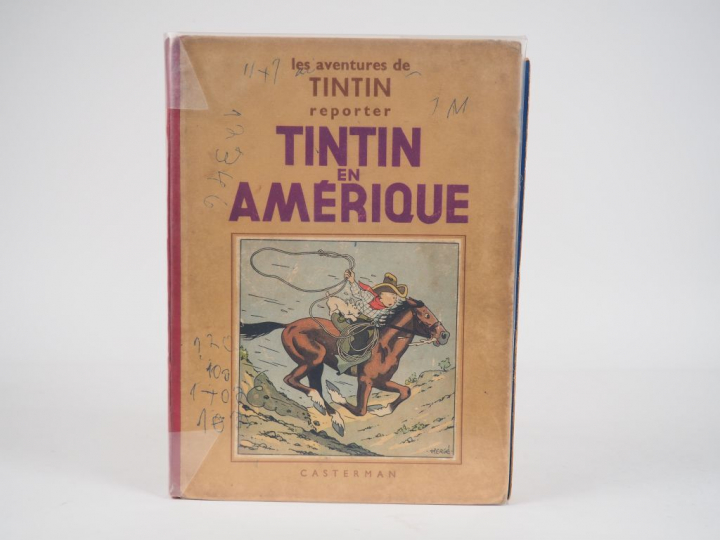 Les Aventures de Tintin reporter - Tintin en AMERIQUE -1937 NB - 4e pl