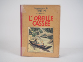 Vente aux enchères Les Aventures de Tintin reporter -L'Oreille Cassée EO -1937 NB - 4e pl