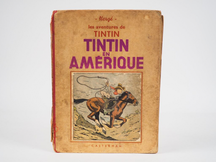 Les Aventures de Tintin reporter - Tintin en AMERIQUE -1939 NB - 4e pl
