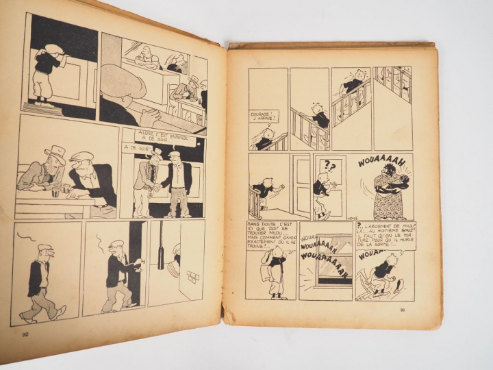 Les Aventures de Tintin reporter - Tintin en AMERIQUE -1939 NB - 4e pl