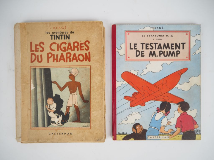 Les Aventures de Tintin  reporter - Les Cigares du Pharaon -1941 NB 13