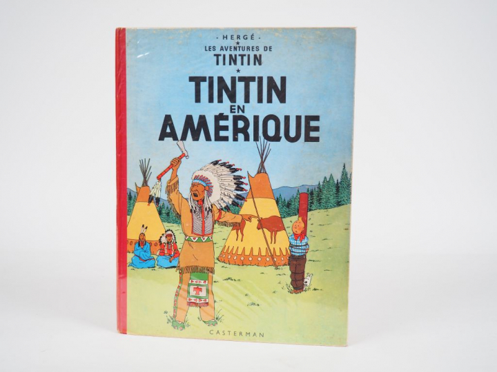 Tintin en Amérique - 1957 - DR B20 bis - Album en TBE+