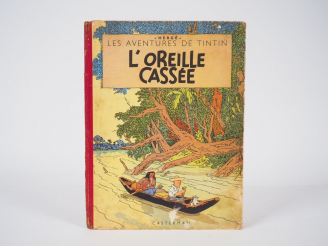 Vente aux enchères L'Oreille Cassée -1952 - DR-4e plat B6 - Intérieur quelques traces de 