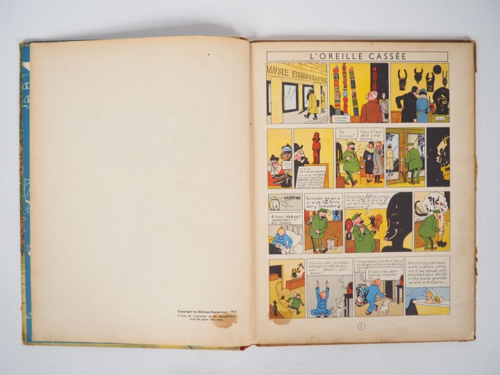 L'Oreille Cassée -1952 - DR-4e plat B6 - Intérieur quelques traces de 