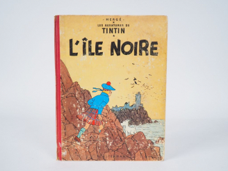 Vente aux enchères L'ile Noire - 1956 - DR B20 -Intérieur BE+ Couverture frottée avec coi