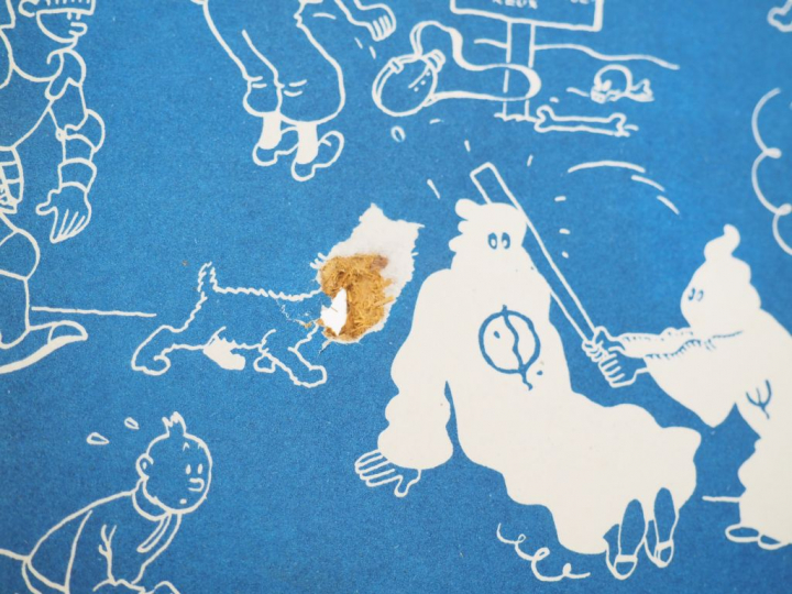 Le Sceptre d'Ottokar- 1955 - DR B12 -Intérieur BE tâches de gras sur l