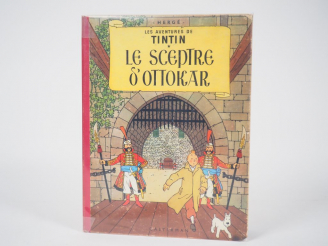 Vente aux enchères Le Sceptre d'Ottokar- 1956 - DR B20 -Intérieur TTBE sinon Album dans u