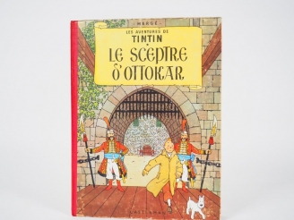 Vente aux enchères Le Sceptre d'Ottokar- 1958 - DR B24 -Intérieur TTBE sinon Album dans u