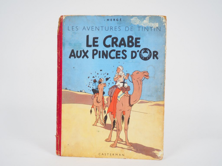 Le Crabe aux pinces d'Or - 1951 - DR B5 - Intérieur BE - Coins frottés