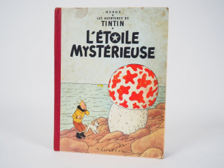 Vente aux enchères L'Etoile Mysterieuse - 1955 - DR B13 -Interieur TBE - Couv delavée ave