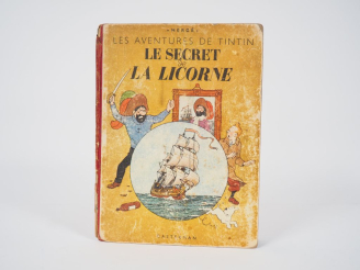 Vente aux enchères Le Secret de la Licorne - 1943 - DR A20 - Tirage 30031 ex Edition Belg