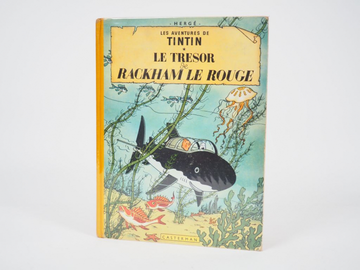 Le trésor de Rackham le Rouge - 1958 - DJ B26 - Album en TBE +