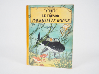 Vente aux enchères Le trésor de Rackham le Rouge - 1958 - DJ B26 - Album en TBE +