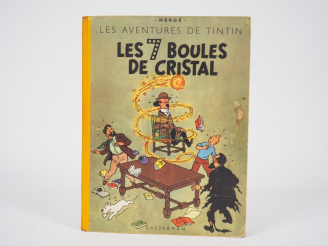 Vente aux enchères Les 7 boules de Cristal - 1948 - DJ B2 - EO - Tirage 54160 ex - Page d