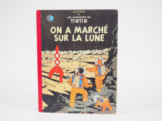 Vente aux enchères On a marché sur la Lune - 1954 - B11 -EO Belge DR- Intérieur TBE- Coin