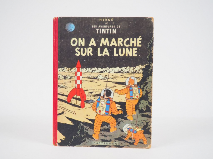 On a marché sur la Lune - 1954 - B11 -EO Belge DR- Intérieur TBE avec 