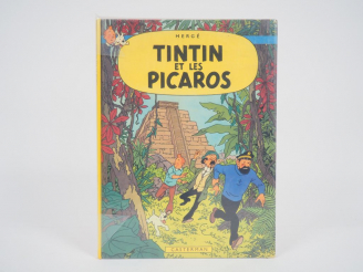 Vente aux enchères Tintin et les Picaros -1976 - C1 - EO - TBE+ Couvertures reproduites a